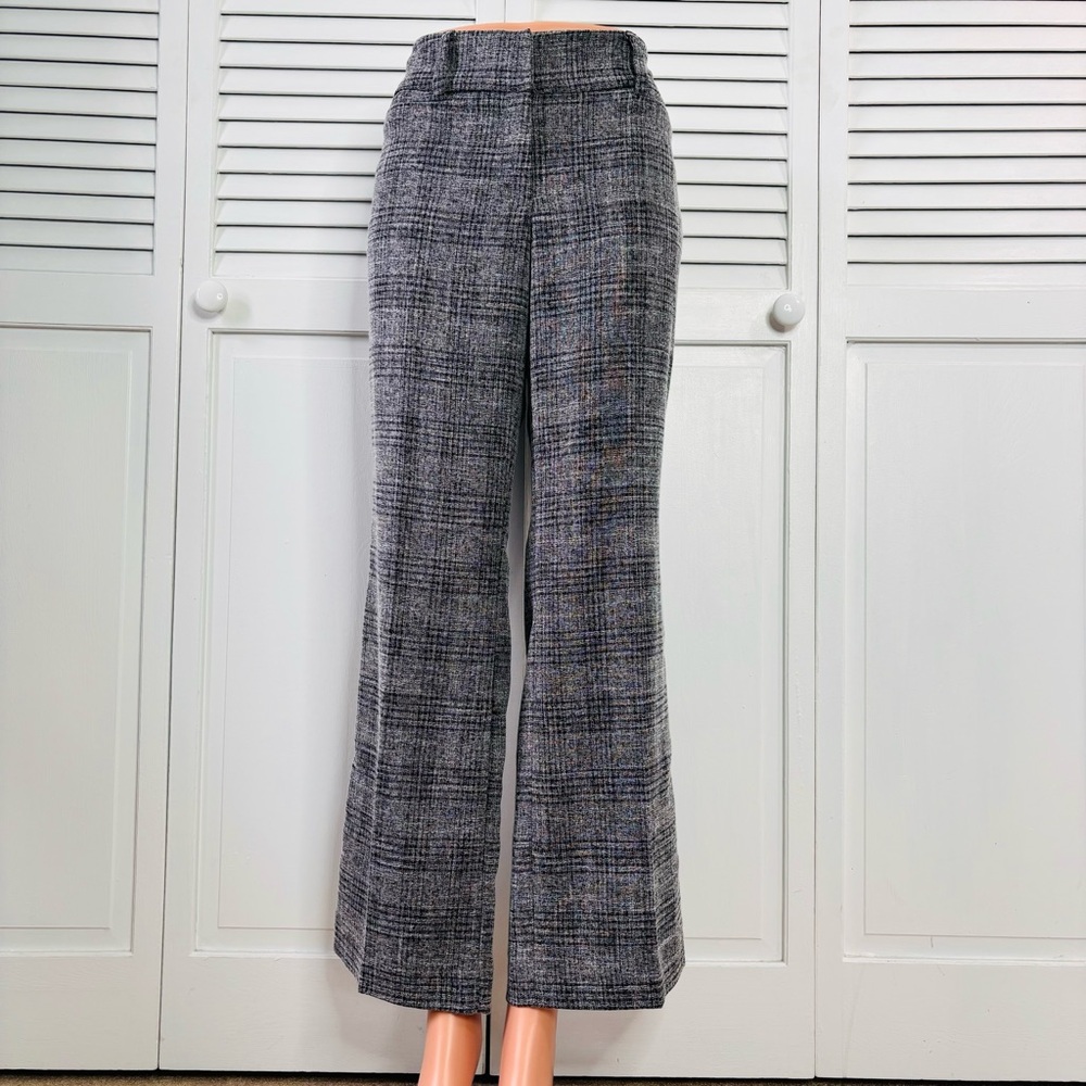 New York & Company Gray Plaid Pants